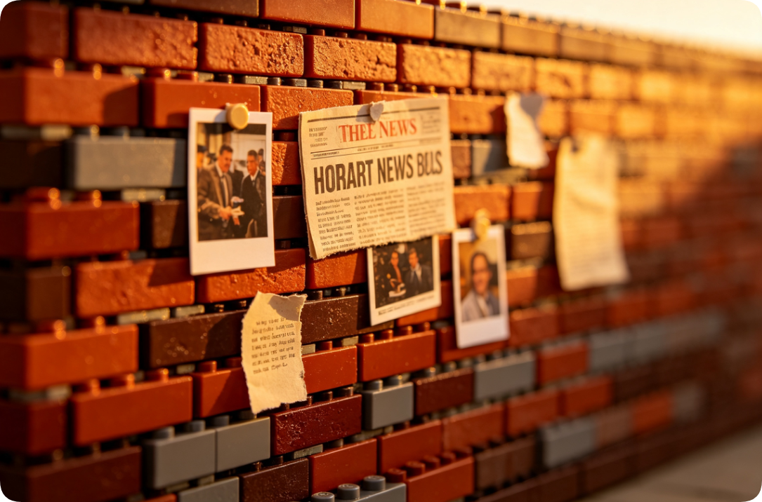 brick wall trending news