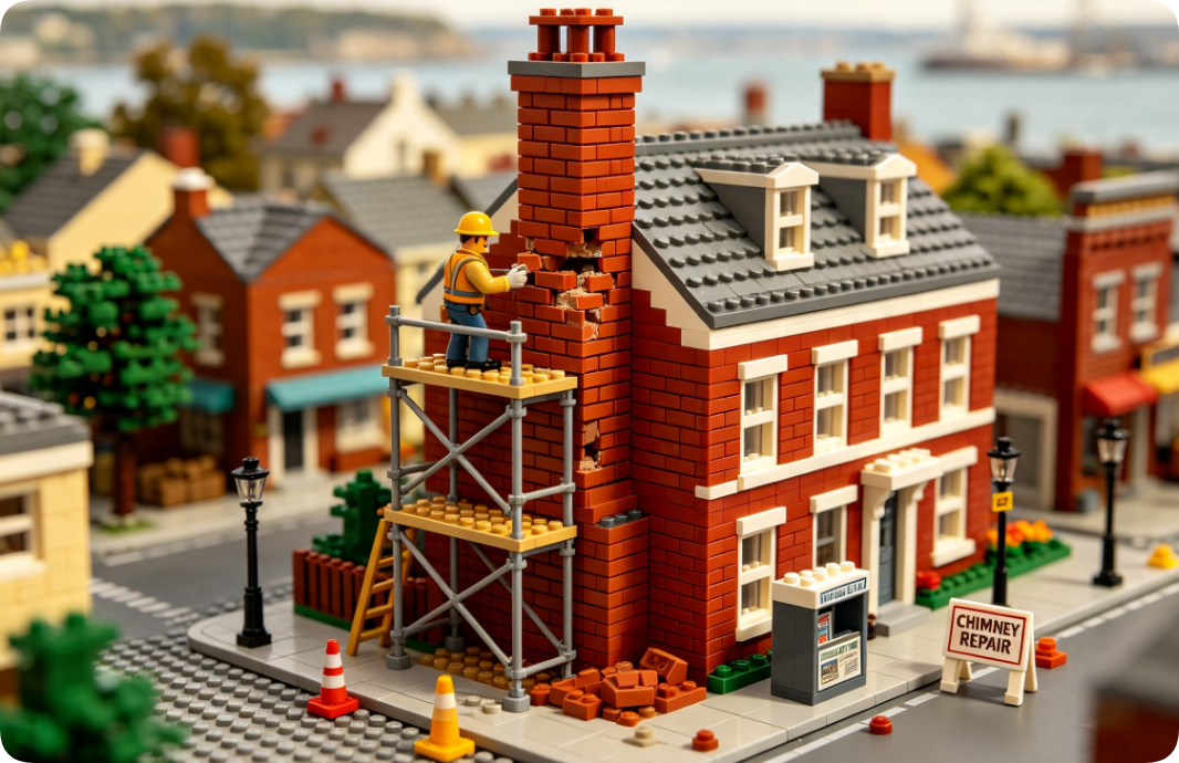 brick chimney repair newport news