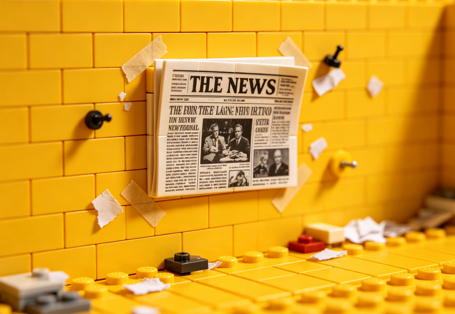 Building a Goodbye Yellow Brick Road Scene, Brick by Brick
