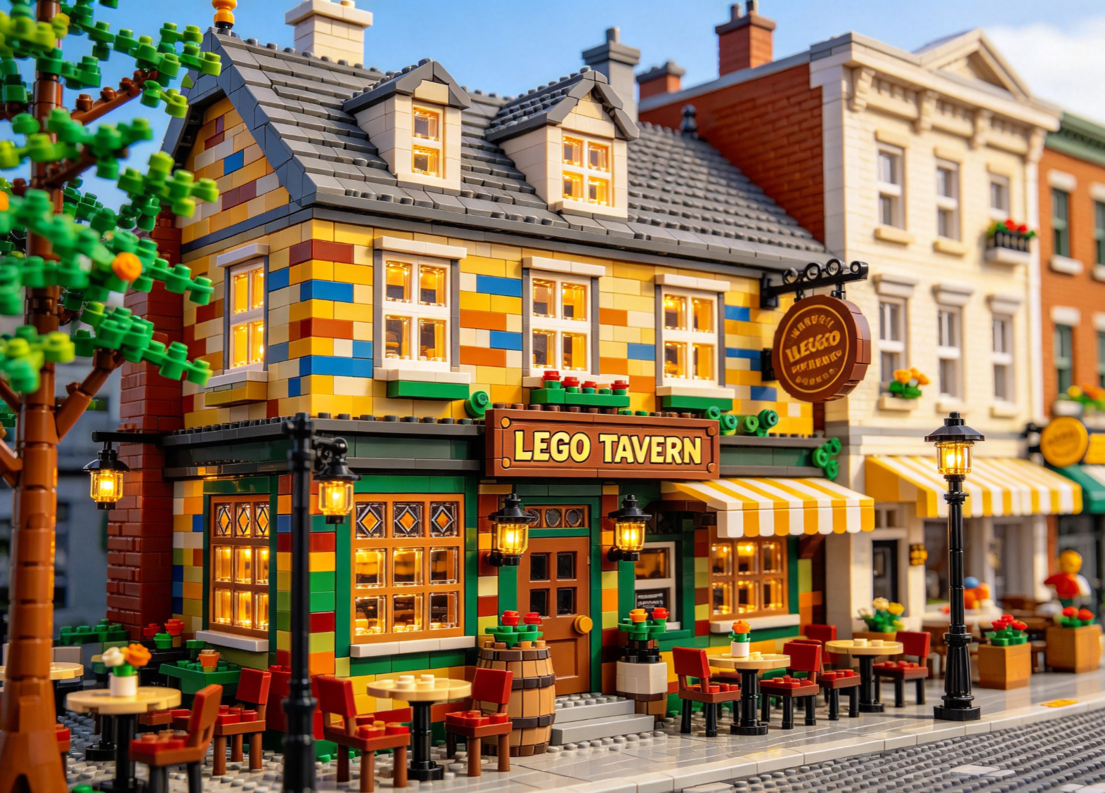 How to Build a LEGO Brick House Tavern Newport News Style